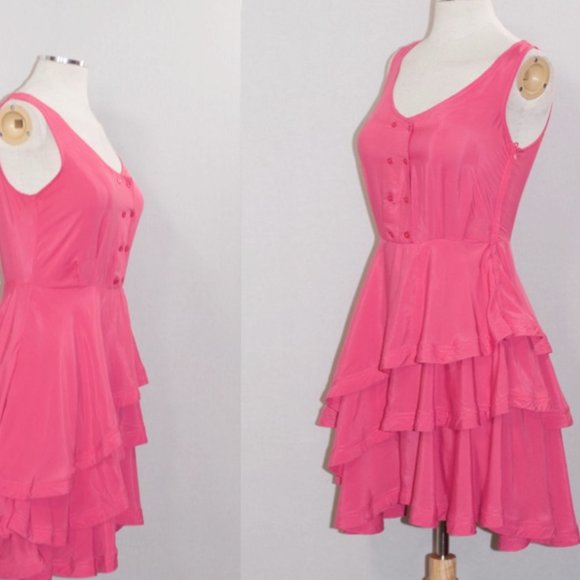 Pink Ruffle Dress - Picture 12 of 12